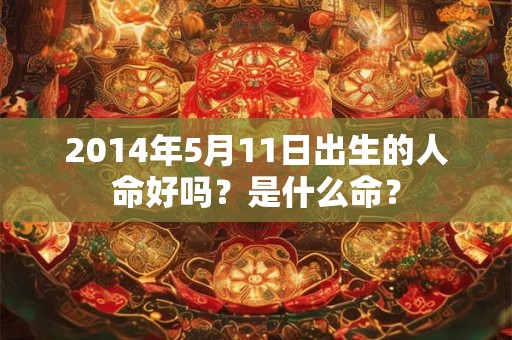 2014年5月11日出生的人命好吗？是什么命？