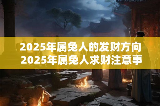 2025年属兔人的发财方向 2025年属兔人求财注意事项