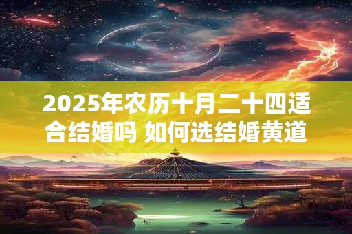 2025年农历十月二十四适合结婚吗 如何选结婚黄道吉日