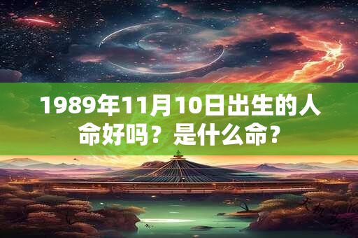 1989年11月10日出生的人命好吗？是什么命？