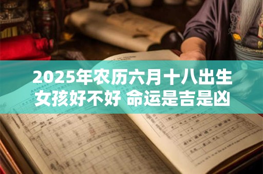 2025年农历六月十八出生女孩好不好 命运是吉是凶