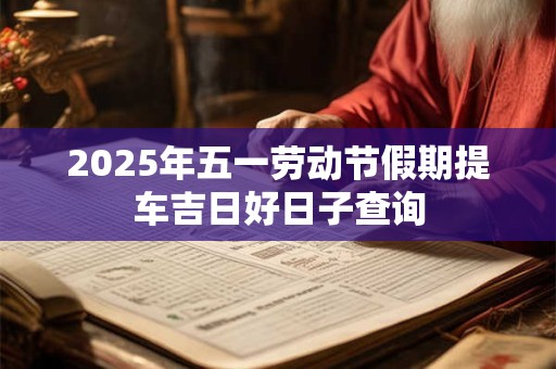 2025年五一劳动节假期提车吉日好日子查询