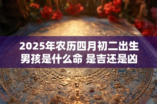 2025年农历四月初二出生男孩是什么命 是吉还是凶