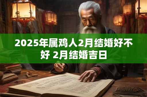 2025年属鸡人2月结婚好不好 2月结婚吉日