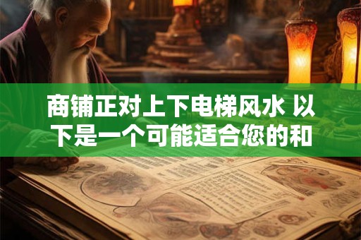 商铺正对上下电梯风水 以下是一个可能适合您的和