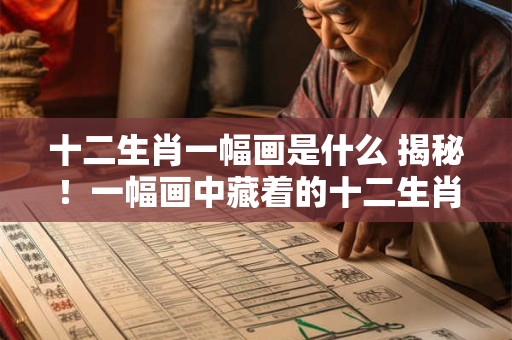 十二生肖一幅画是什么 揭秘！一幅画中藏着的十二生肖传说