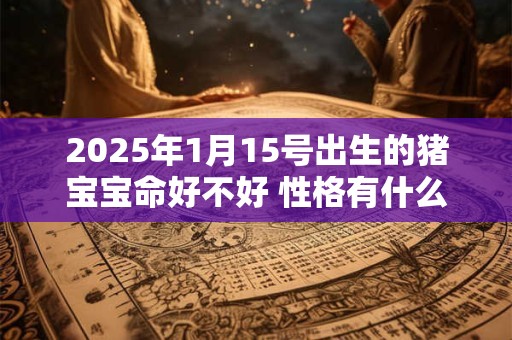 2025年1月15号出生的猪宝宝命好不好 性格有什么特点