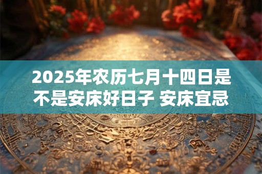 2025年农历七月十四日是不是安床好日子 安床宜忌