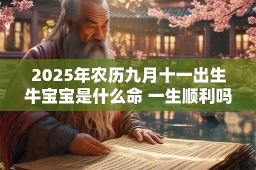 2025年农历九月十一出生牛宝宝是什么命 一生顺利吗