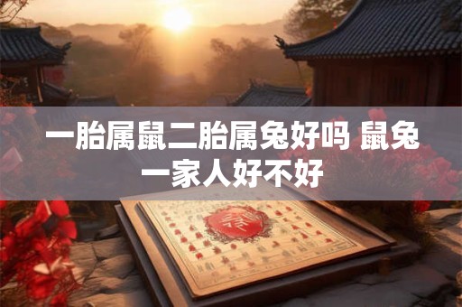 一胎属鼠二胎属兔好吗 鼠兔一家人好不好
