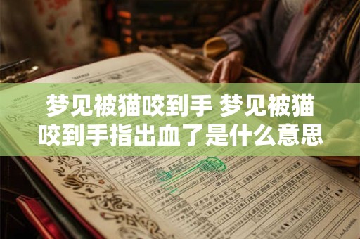 梦见被猫咬到手 梦见被猫咬到手指出血了是什么意思