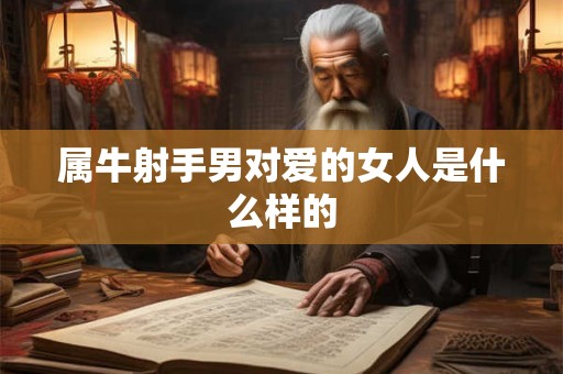 属牛射手男对爱的女人是什么样的