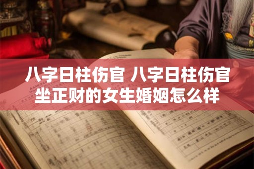 八字日柱伤官 八字日柱伤官坐正财的女生婚姻怎么样