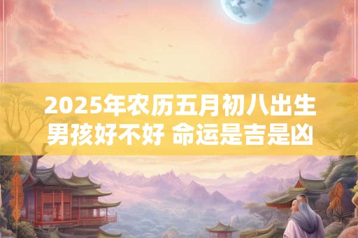 2025年农历五月初八出生男孩好不好 命运是吉是凶
