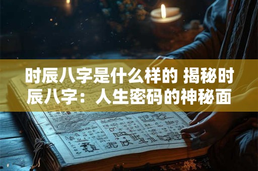 时辰八字是什么样的 揭秘时辰八字:人生密码的神秘面纱 时辰八字是什么样的 揭秘时辰八字:人生密码的神秘面纱