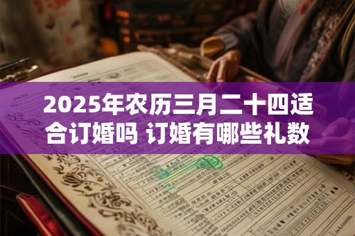2025年农历三月二十四适合订婚吗 订婚有哪些礼数 2025年农历三月二十四适合订婚吗 订婚有哪些礼数