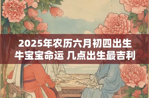 2025年农历六月初四出生牛宝宝命运 几点出生最吉利
