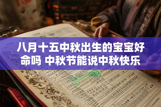 八月十五中秋出生的宝宝好命吗 中秋节能说中秋快乐吗