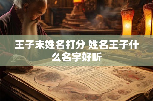 王子末姓名打分 姓名王子什么名字好听