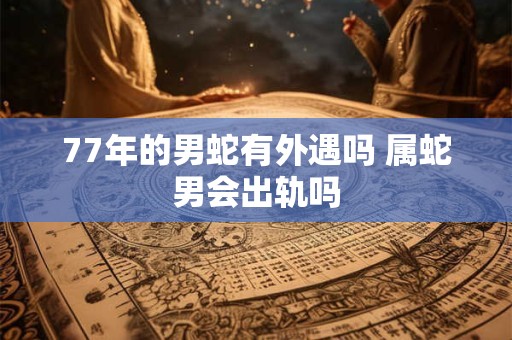 77年的男蛇有外遇吗 属蛇男会出轨吗