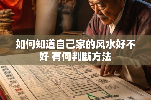 如何知道自己家的风水好不好 有何判断方法