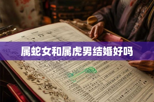属蛇女和属虎男结婚好吗