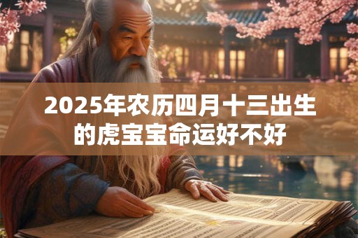 2025年农历四月十三出生的虎宝宝命运好不好