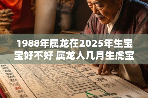 1988年属龙在2025年生宝宝好不好 属龙人几月生虎宝宝好