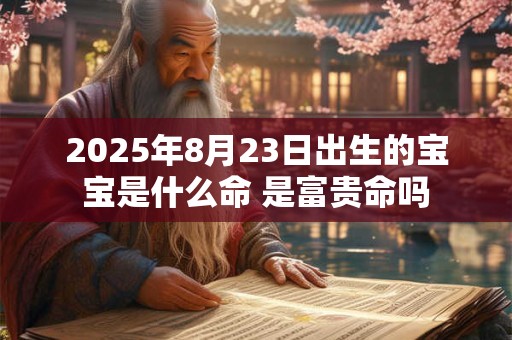 2026年8月23日出生的宝宝是什么命 是富贵命吗