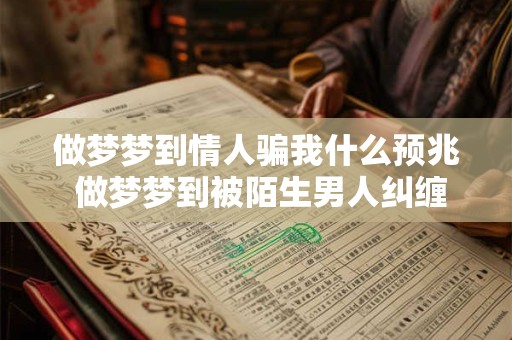 做梦梦到情人骗我什么预兆 做梦梦到被陌生男人纠缠的寓意