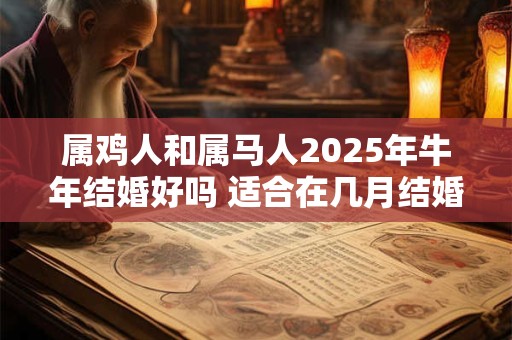 属鸡人和属马人2025年牛年结婚好吗 适合在几月结婚