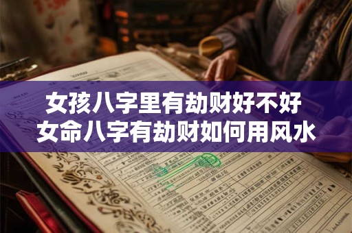 女孩八字里有劫财好不好 女命八字有劫财如何用风水化解