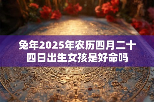 兔年2025年农历四月二十四日出生女孩是好命吗