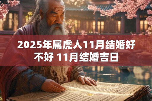 2025年属虎人11月结婚好不好 11月结婚吉日