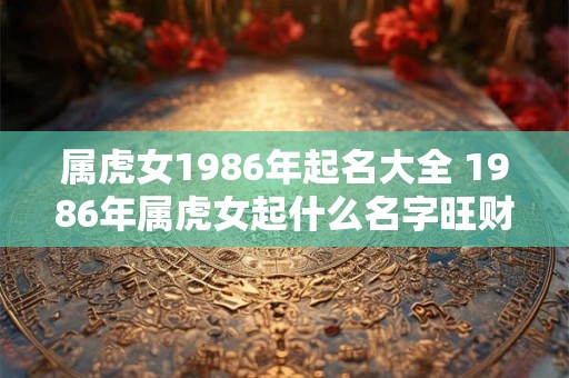 属虎女1986年起名大全 1986年属虎女起什么名字旺财运