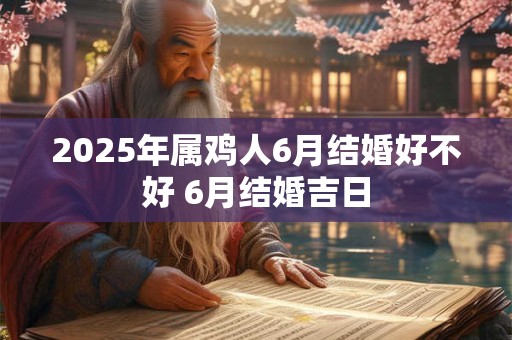 2025年属鸡人6月结婚好不好 6月结婚吉日 2025年属鸡人6月结婚好不好 6月结婚吉日