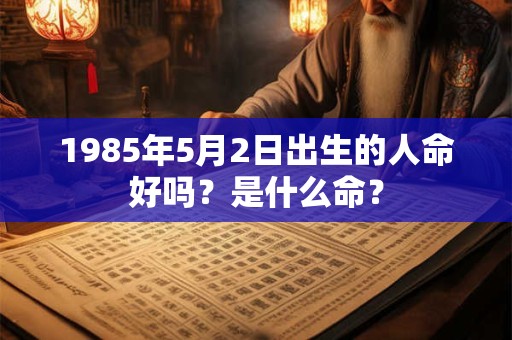 1985年5月2日出生的人命好吗?是什么命? 1985年5月2日出生的人命好吗?是什么命?