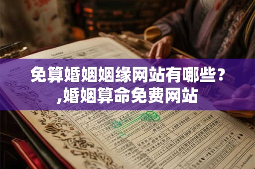 免算婚姻姻缘网站有哪些？,婚姻算命免费网站