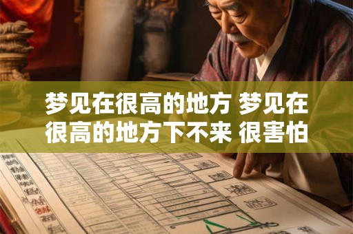 梦见在很高的地方 梦见在很高的地方下不来 很害怕