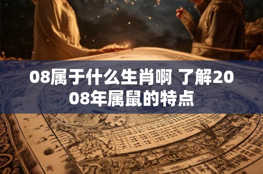 08属于什么生肖啊 了解2008年属鼠的特点