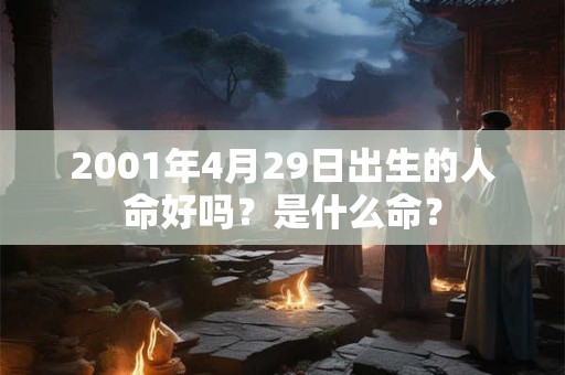 2001年4月29日出生的人命好吗？是什么命？