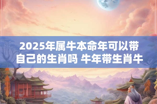 2025年属牛本命年可以带自己的生肖吗 牛年带生肖牛好吗