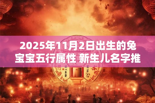 2025年11月2日出生的兔宝宝五行属性 新生儿名字推荐