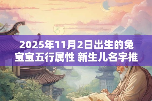 2025年11月2日出生的兔宝宝五行属性 新生儿名字推荐