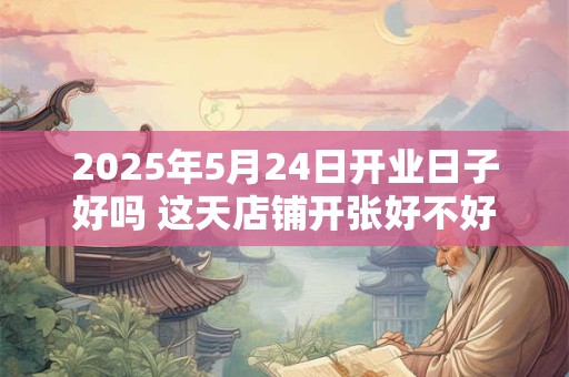 2025年5月24日开业日子好吗 这天店铺开张好不好