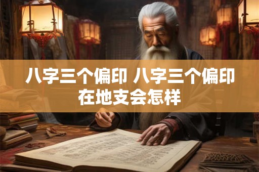 八字三个偏印 八字三个偏印在地支会怎样