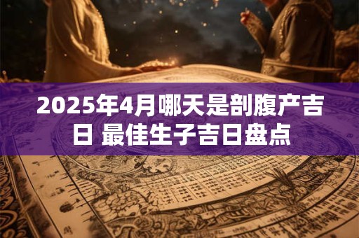 2025年4月哪天是剖腹产吉日 最佳生子吉日盘点