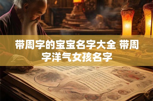 带周字的宝宝名字大全 带周字洋气女孩名字