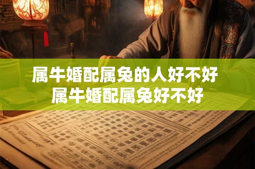 属牛婚配属兔的人好不好 属牛婚配属兔好不好 属牛婚配属兔的人好不好 属牛婚配属兔好不好