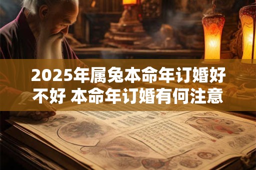2025年属兔本命年订婚好不好 本命年订婚有何注意事项